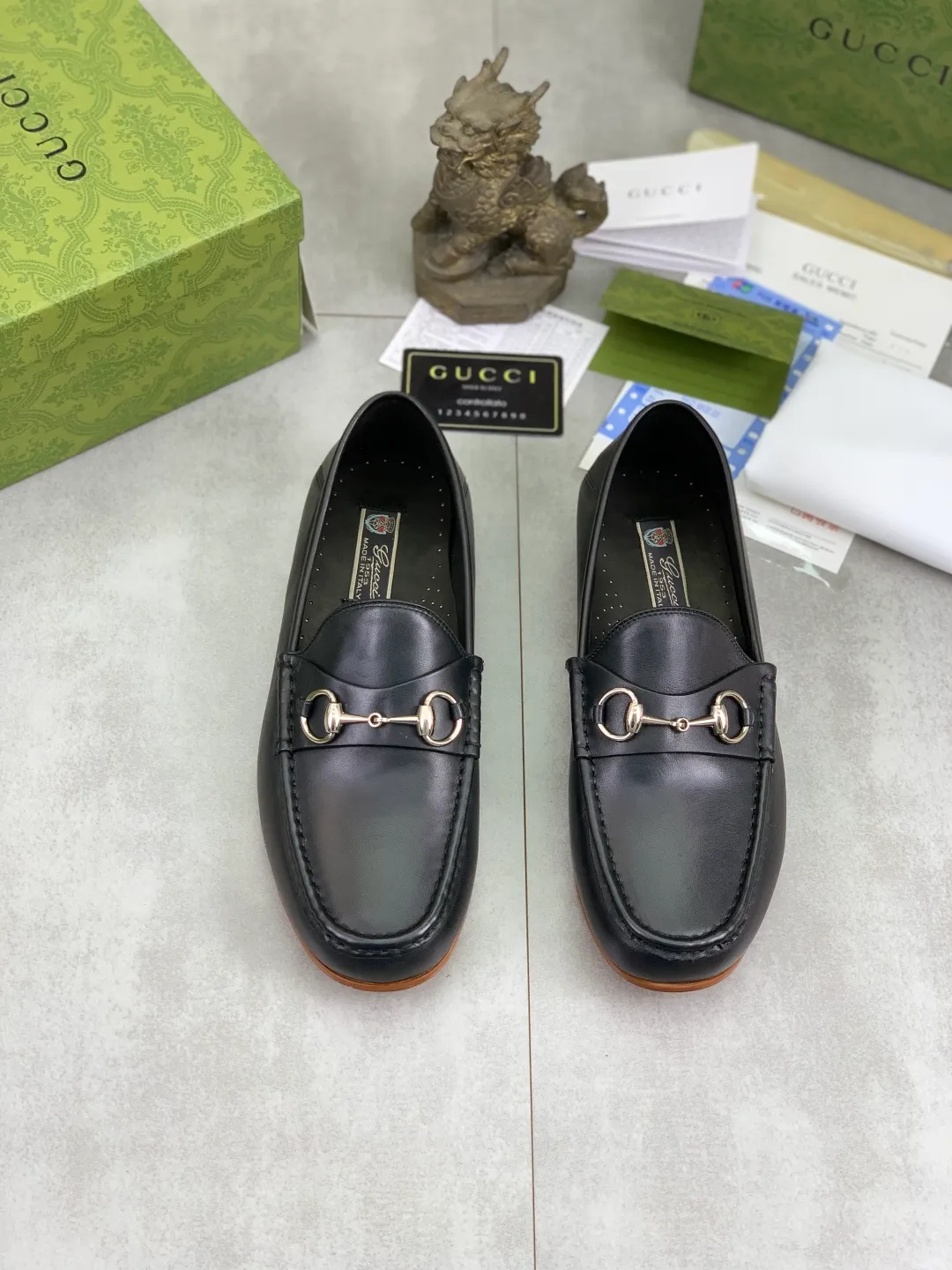 Men's men's shoes 💰P540 [New style] Water-dyed cowhide 💰💎💎💎 [Gucci] Gucci high-end men's formal business leather shoes, original order 1:1 authentic goods! Original imported high-end washed calfskin, original metal buckle, imported first-layer cowhide lining for feet, original outsole, men's shoe size: 38-44, multiple colors available